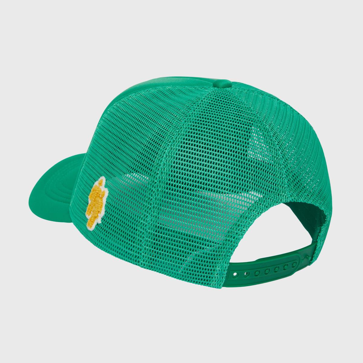 Homme+Femme Hat - Fake love Trucker - Green And Yellow - HFSS202253