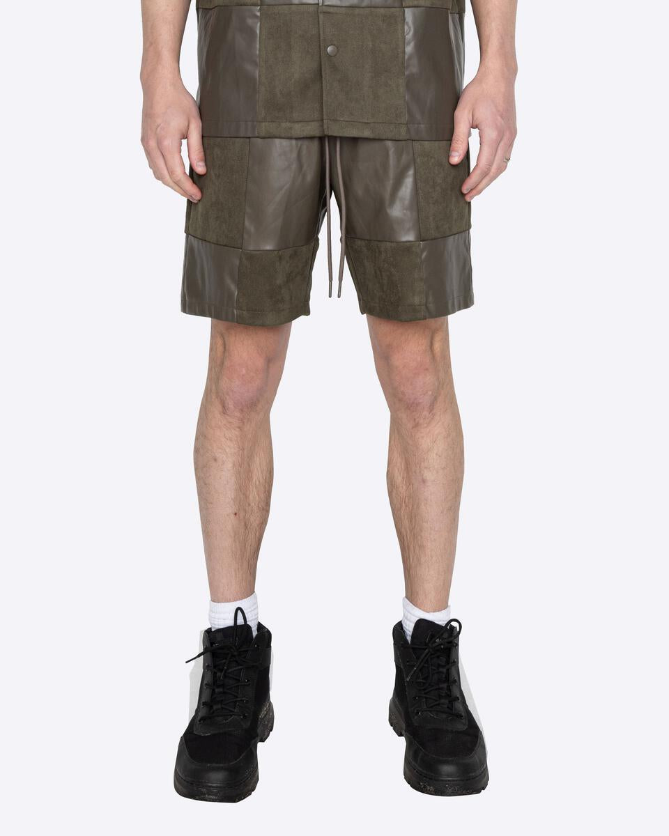EPTM Short Set - Checker - Olive - EP10828
