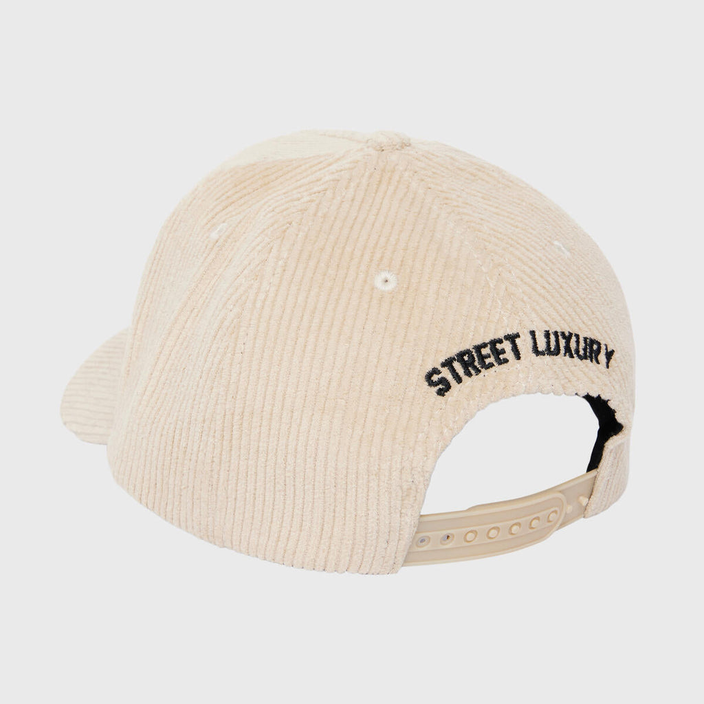 Homme+Femme Hat - Homme Hotel Corduroy Hat - Taupe and black - WINTER2219