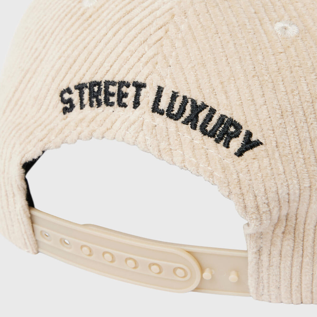 Homme+Femme Hat - Homme Hotel Corduroy Hat - Taupe and black - WINTER2219