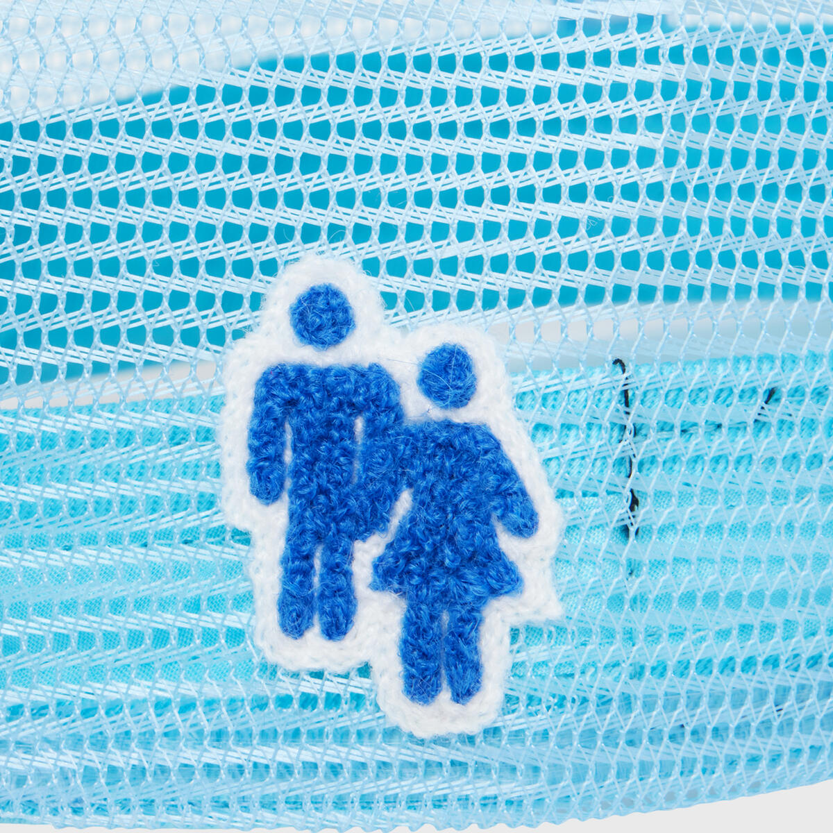 Homme+Femme Hat - Fake Love Trucker Hat - Baby Blue - SPRING23152