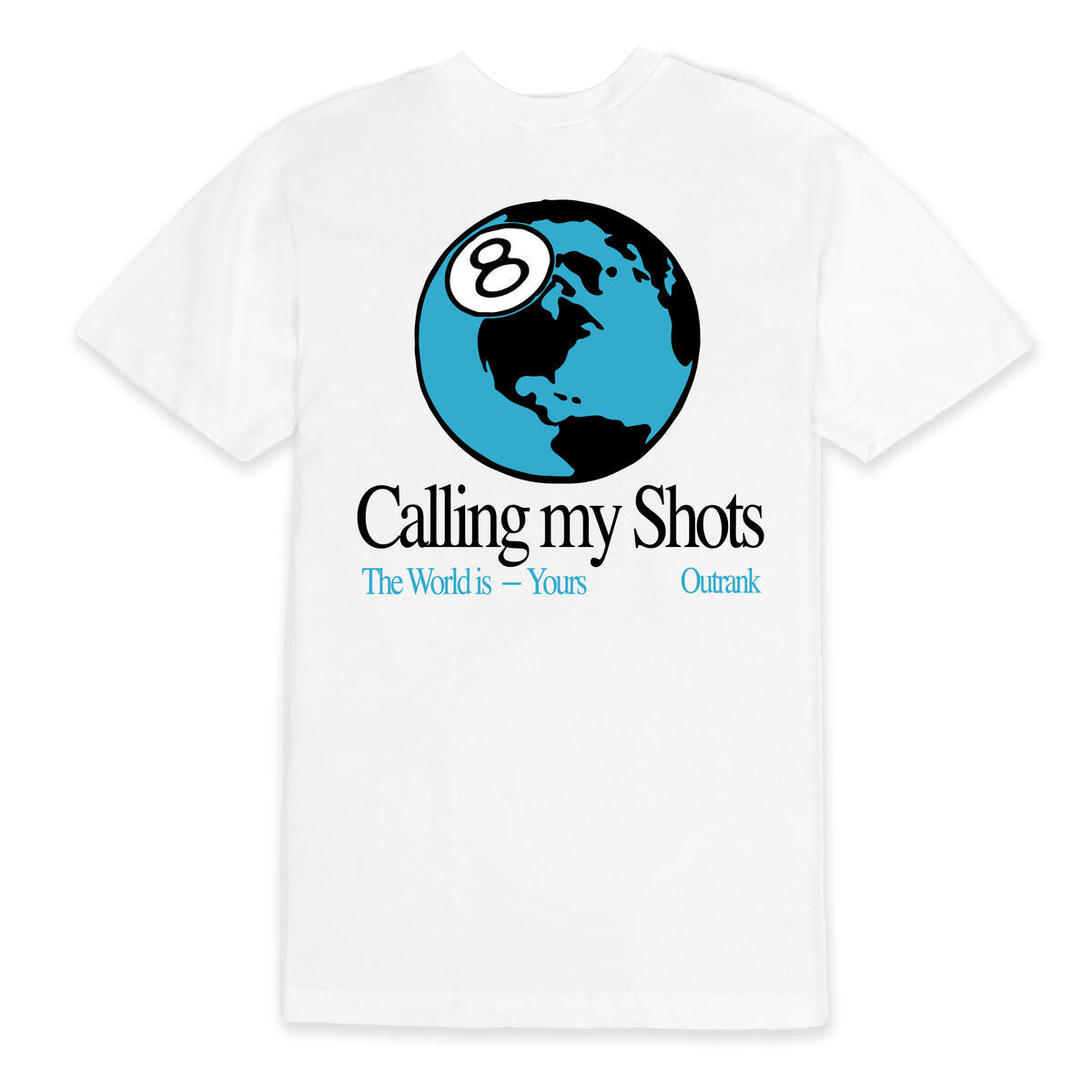 Outrank T-Shirt - Calling My Shots - White - OR2816