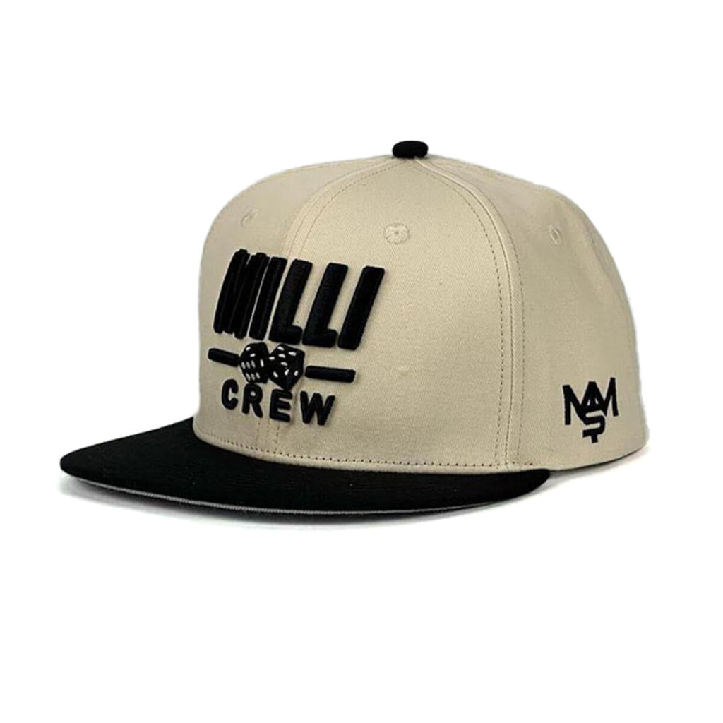 Million Dolla Motive Hat - Milli Crew Hat - Cream