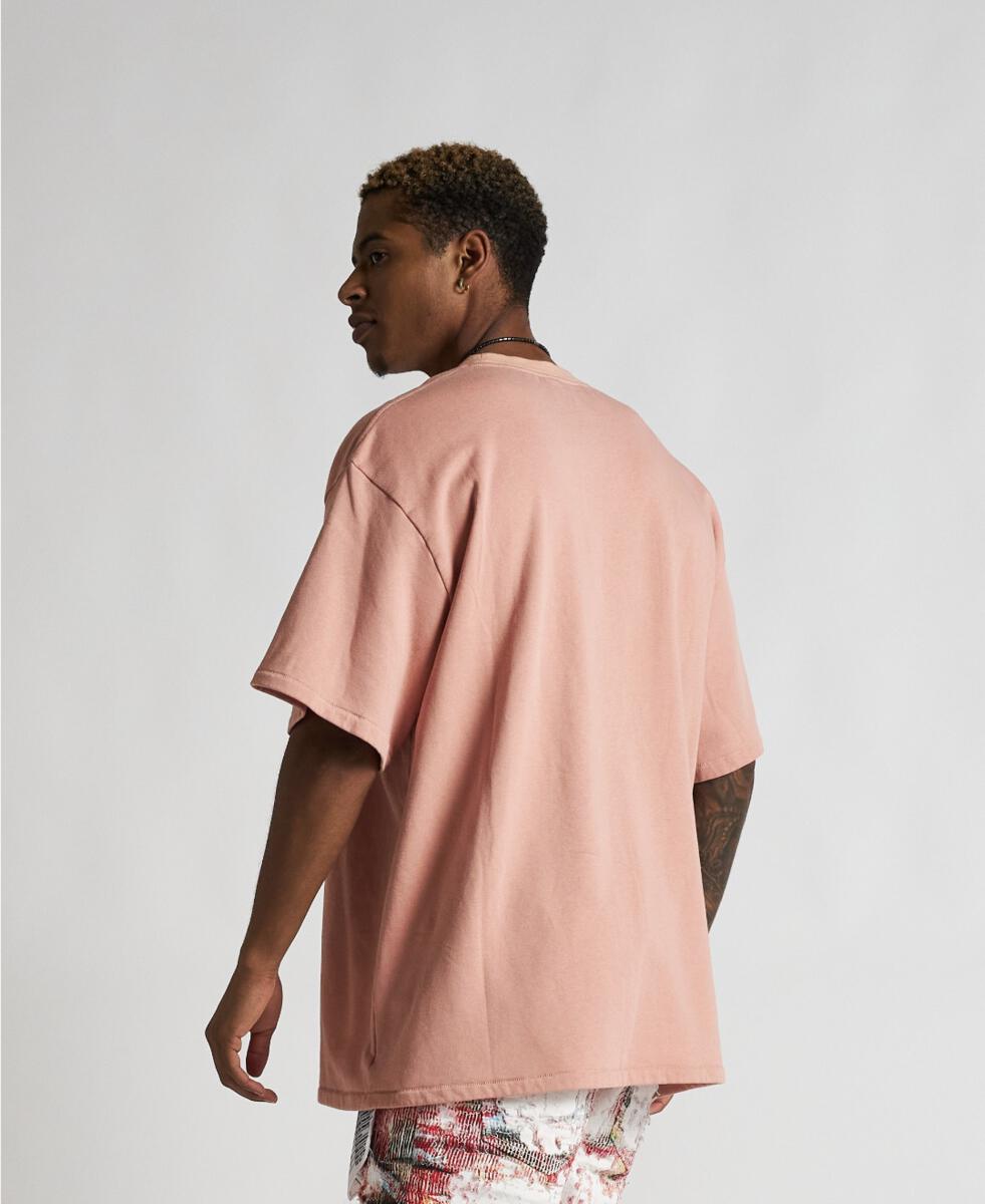 Embellish T-Shirt - Dawg Tee - Salmon  - EMBF24-202