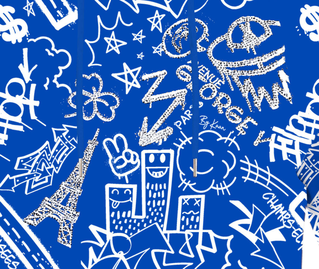 George V Hoodie - Paris Celebrations - Royal Blue - GV2661