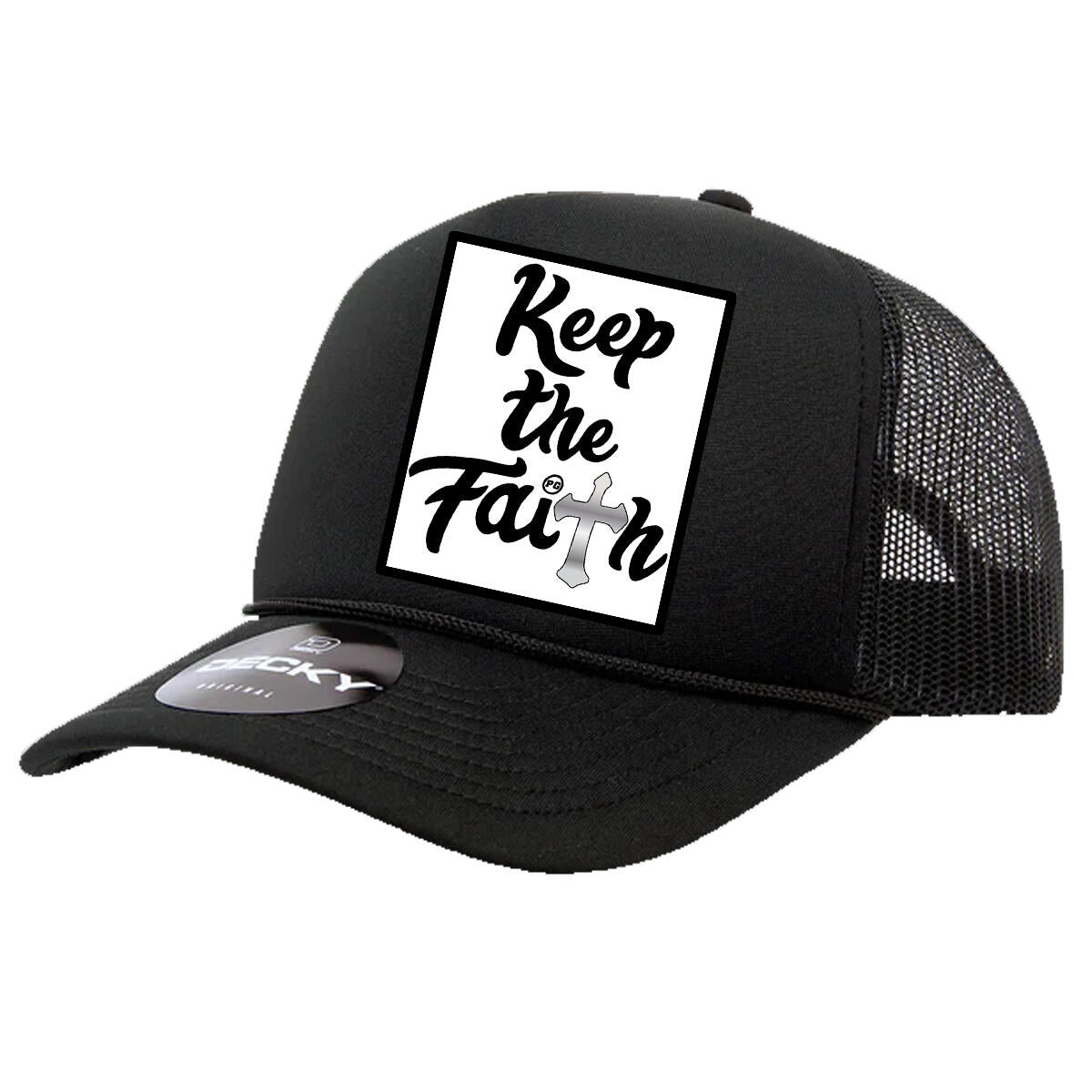 Pg Apparel Hat - Keep The Faith - Black  - STDPT200