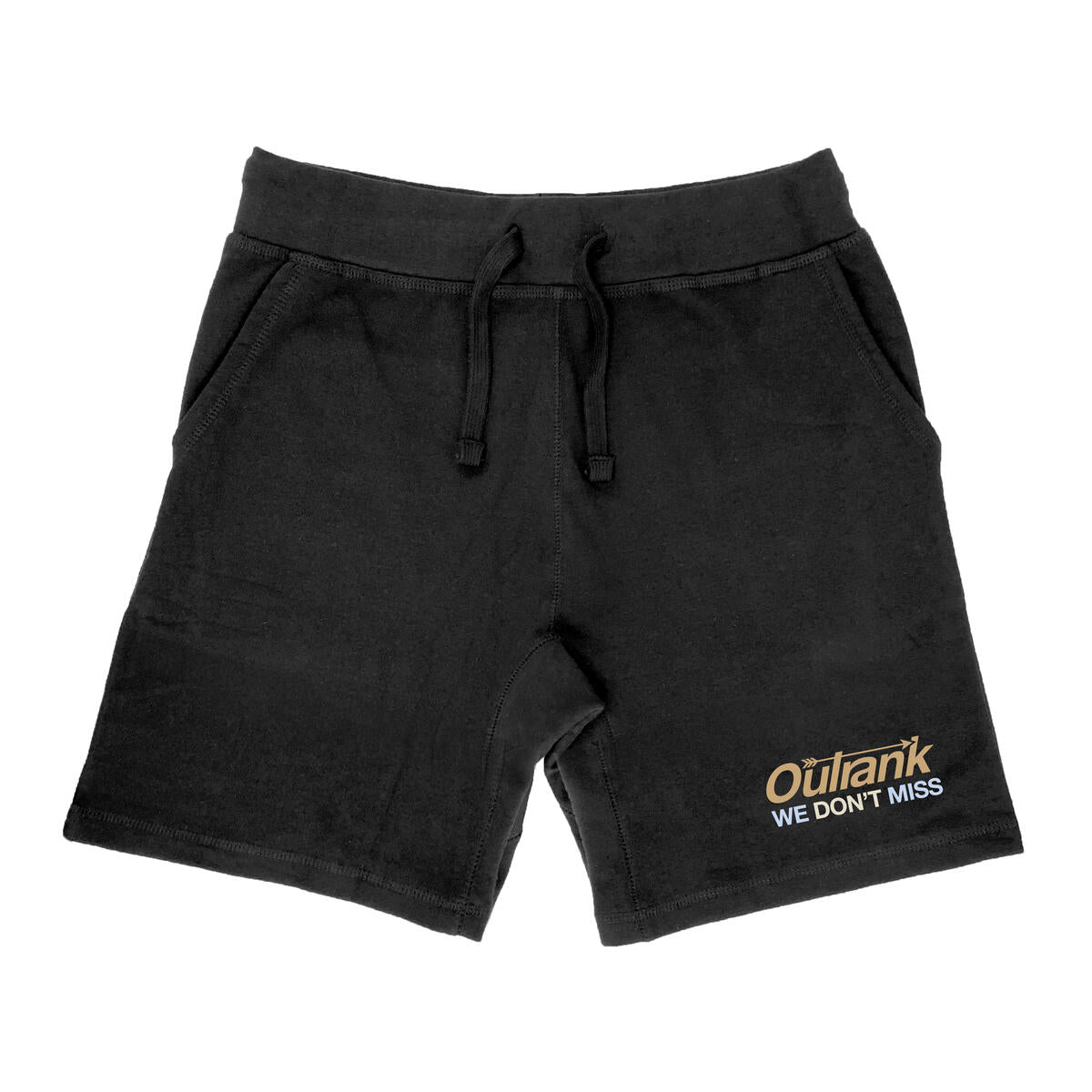 Outrank Shorts - We Don't Miss - Black - ORXS178C