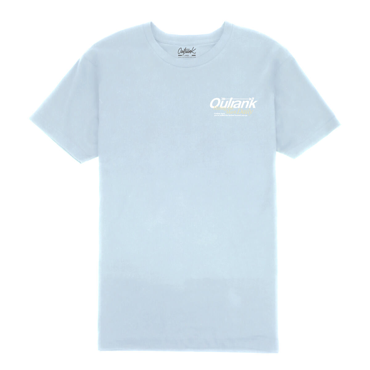 Outrank T-Shirt - We Don't Miss - Blue Mist - ORX176C