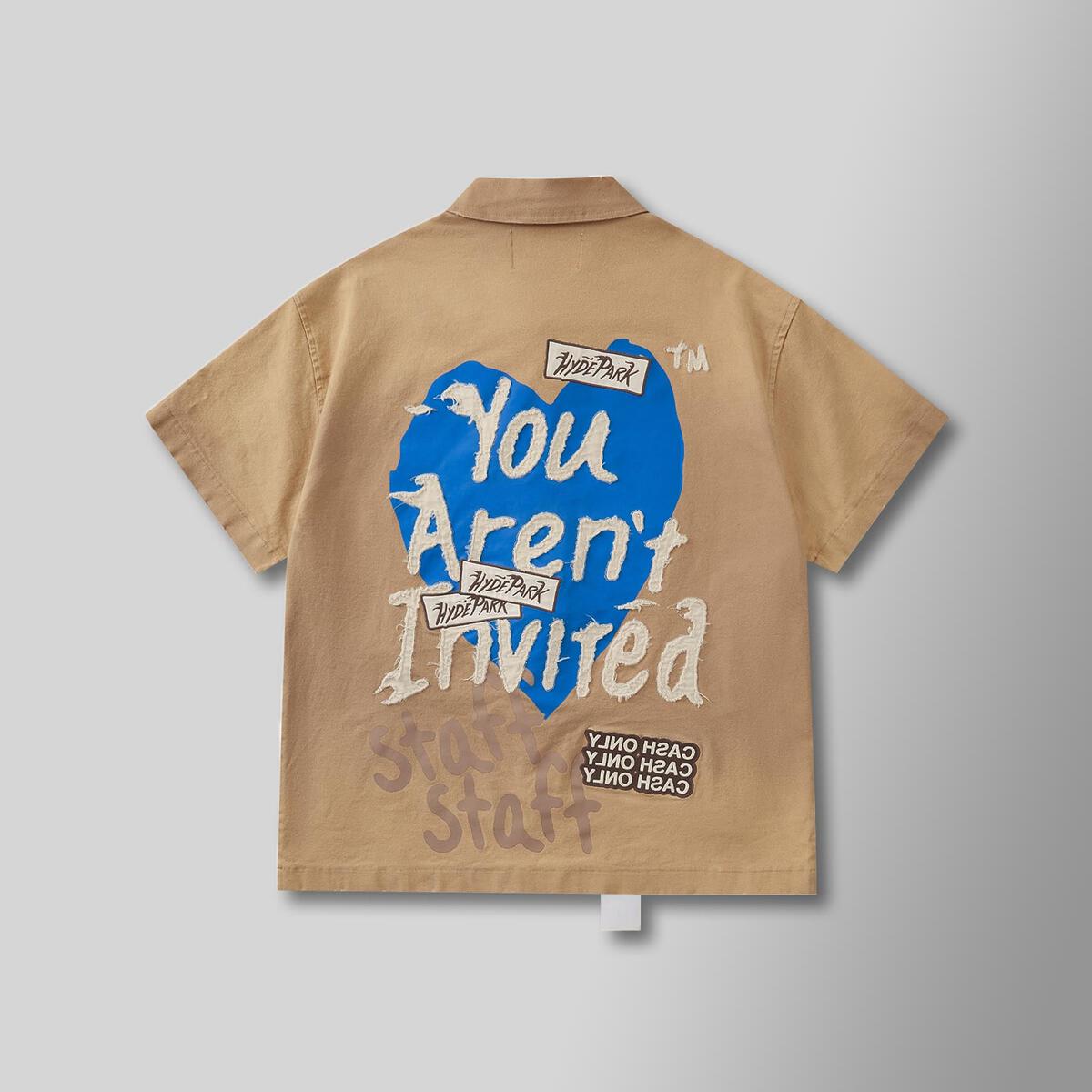 Hyde Park T-Shirt - Cash only Work - Khaki