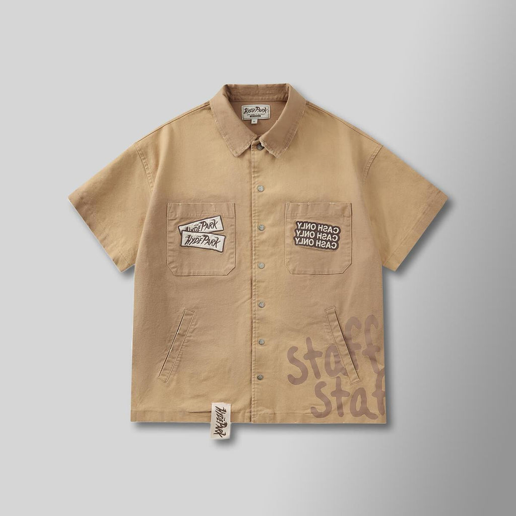 Hyde Park T-Shirt - Cash only Work - Khaki