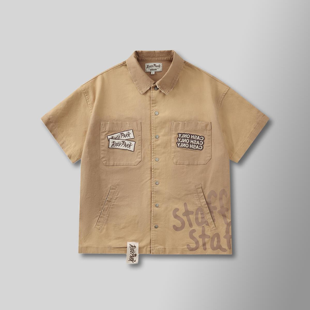 Hyde Park T-Shirt - Cash only Work - Khaki