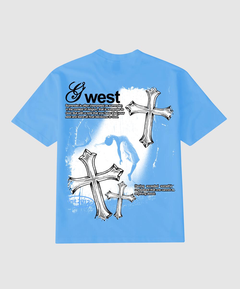 G West T-Shirt - Ascending Soul - UNC\White - GWPPT9019