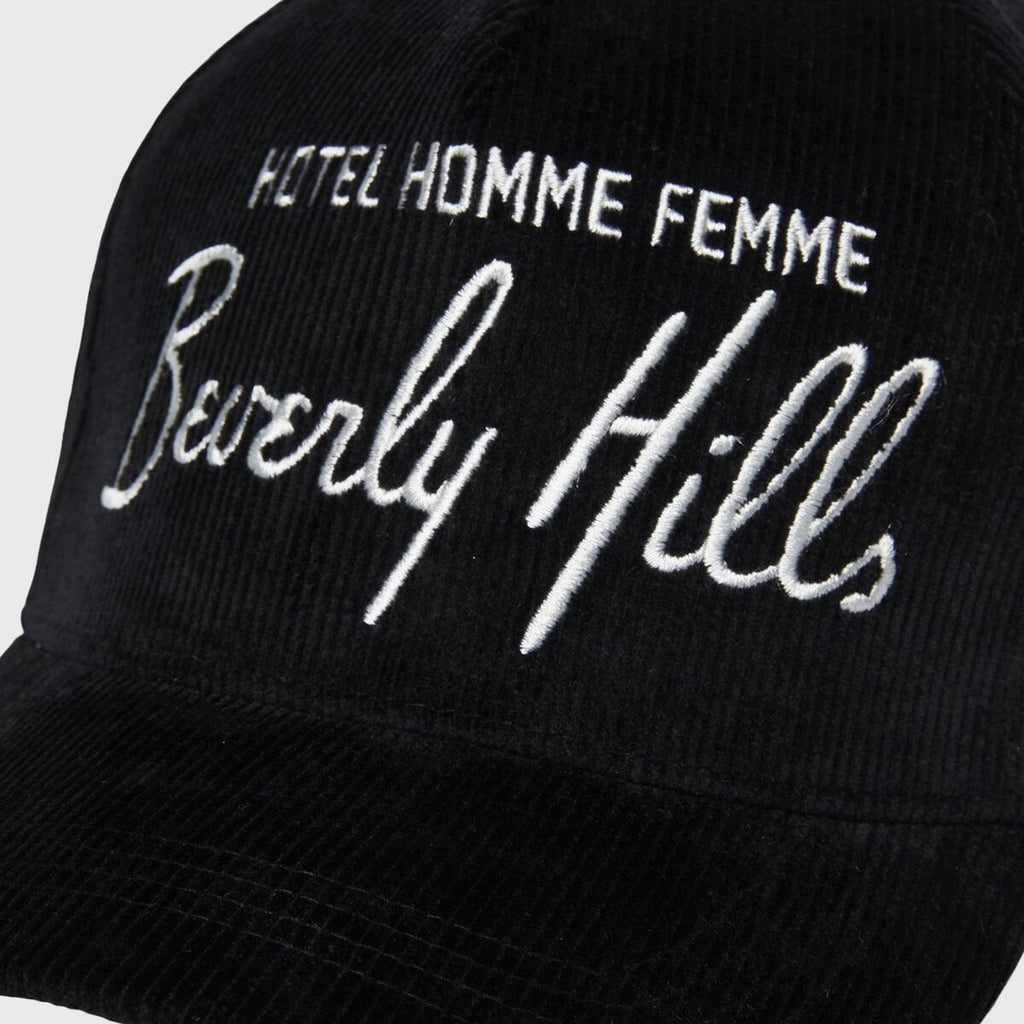 Homme+Femme Hat - Hotel Corduroy - Black