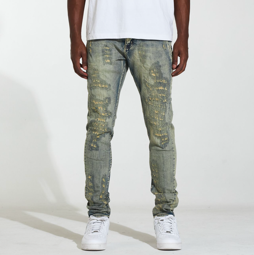 Crysp Denim Jeans - Atlantic - Sand Blue   - CRYSPR242-009