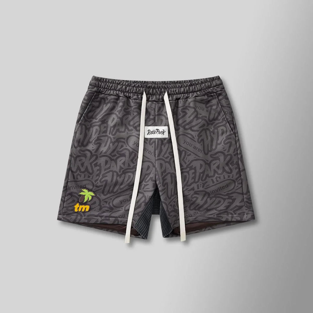 Hyde Park Shorts - Mesh Up The Weekend - Black Sand