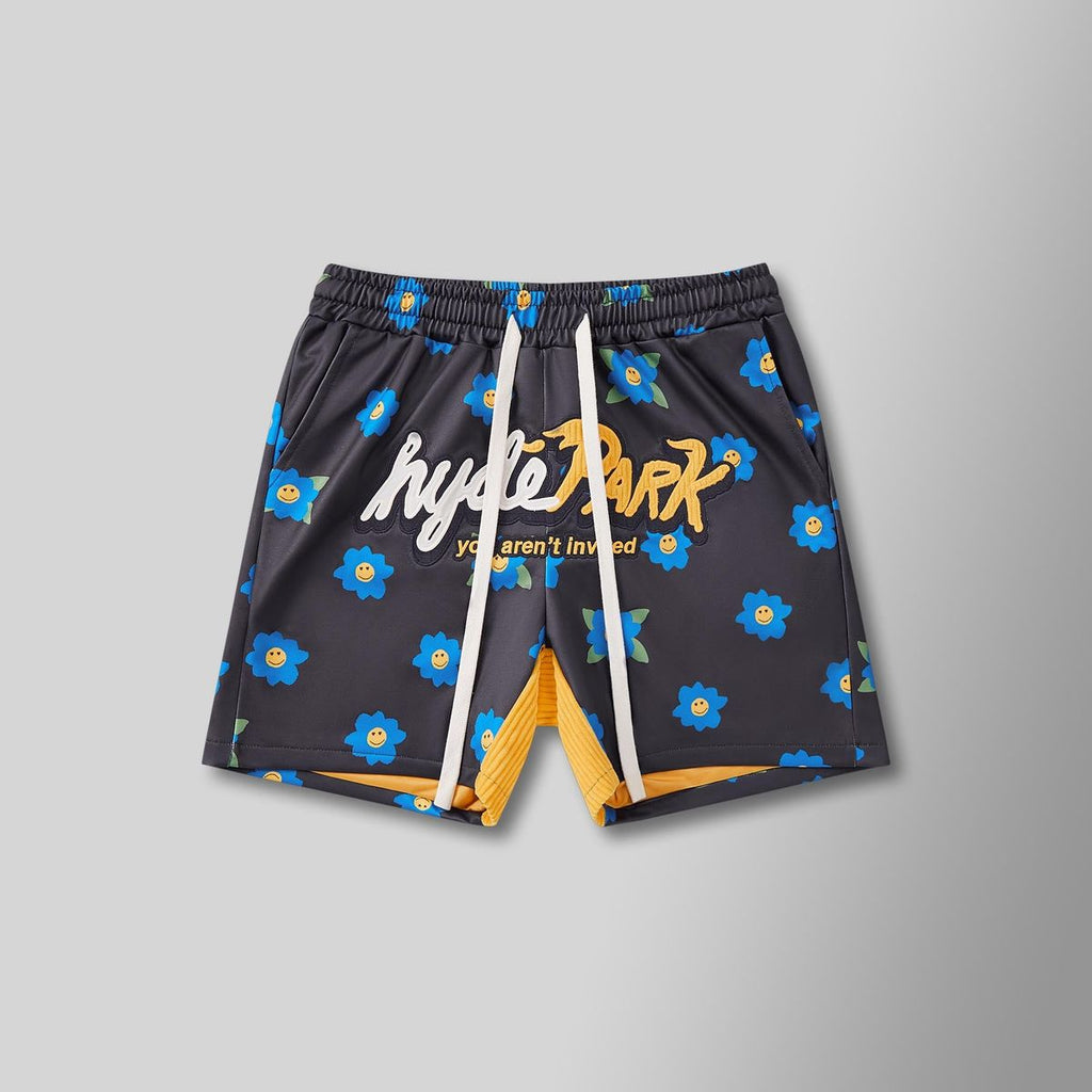 Hyde Park Shorts - Mash Up The Weekend Shorts - Blue Lemon