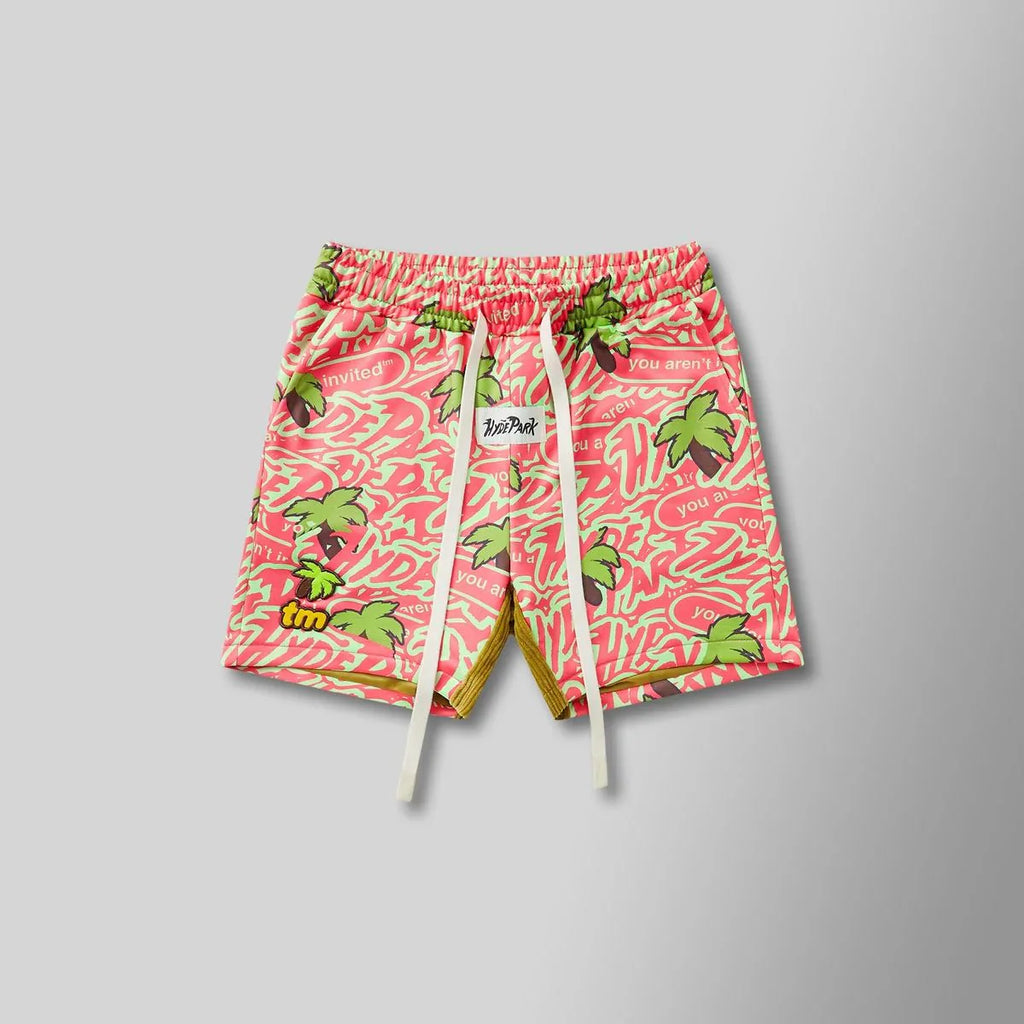 Hyde Park Shorts - Mesh Up The Weekend - Watermelon