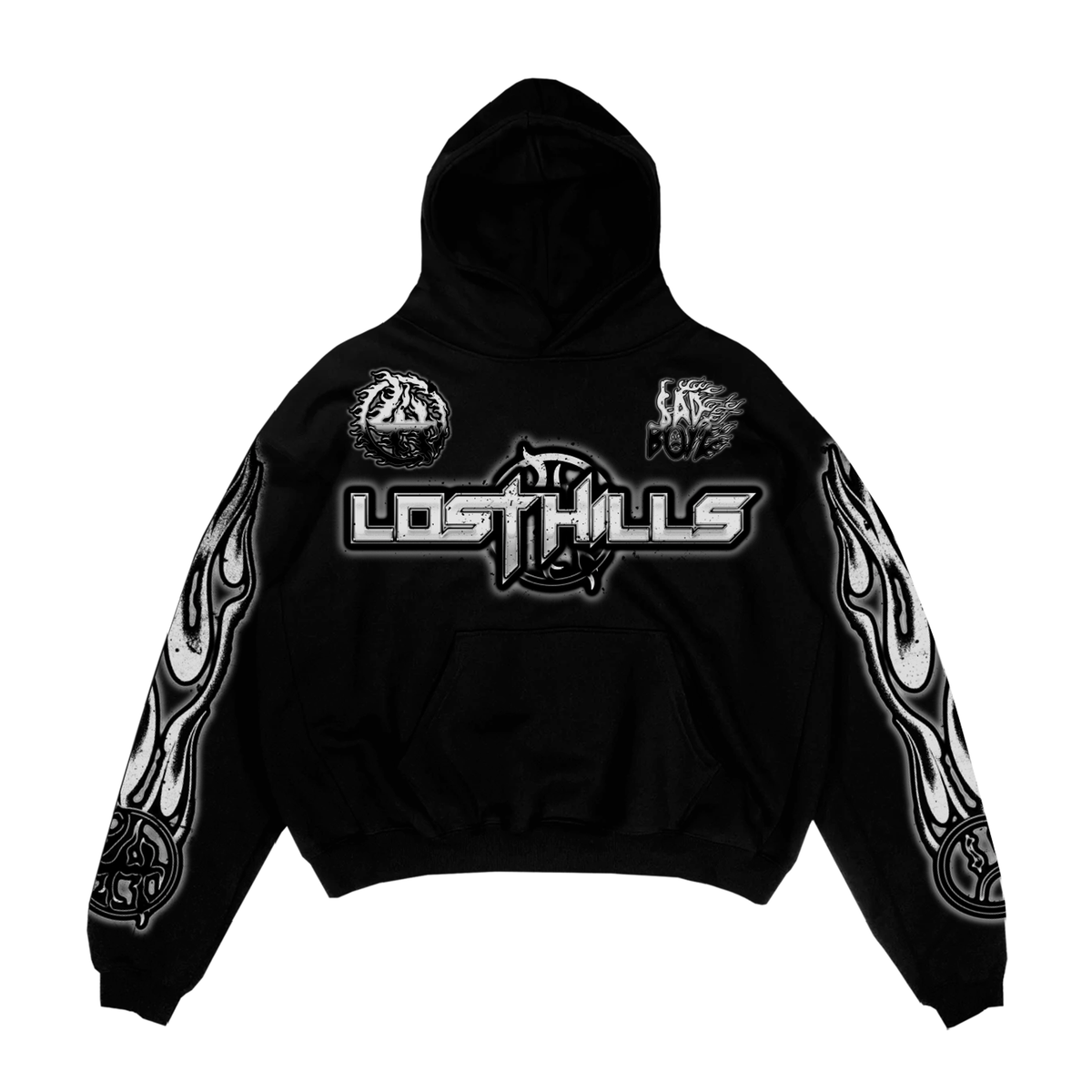 Lost Hills Hoodie - Sad Boyz - Black - LHSBHOODY001