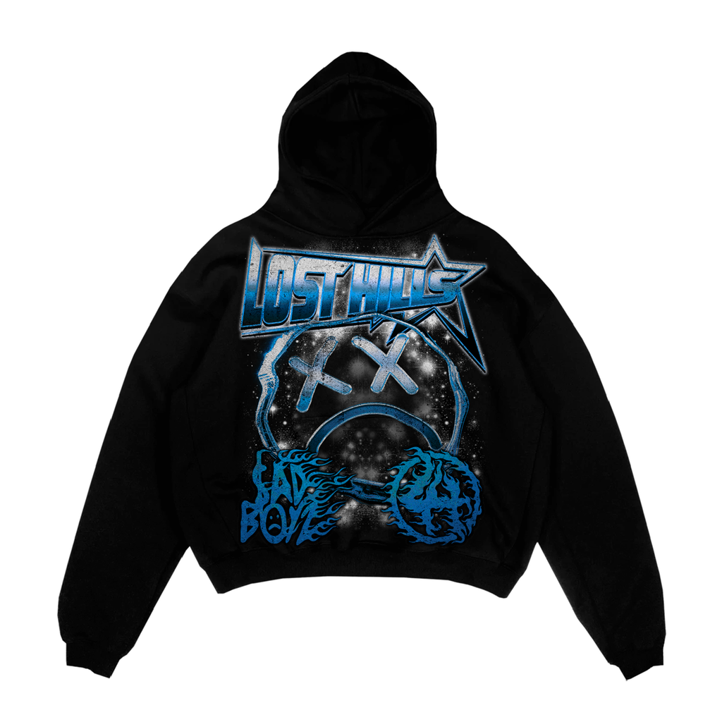 Lost Hills Hoodie - Sad Boyz - Black - LHSBHOODY003