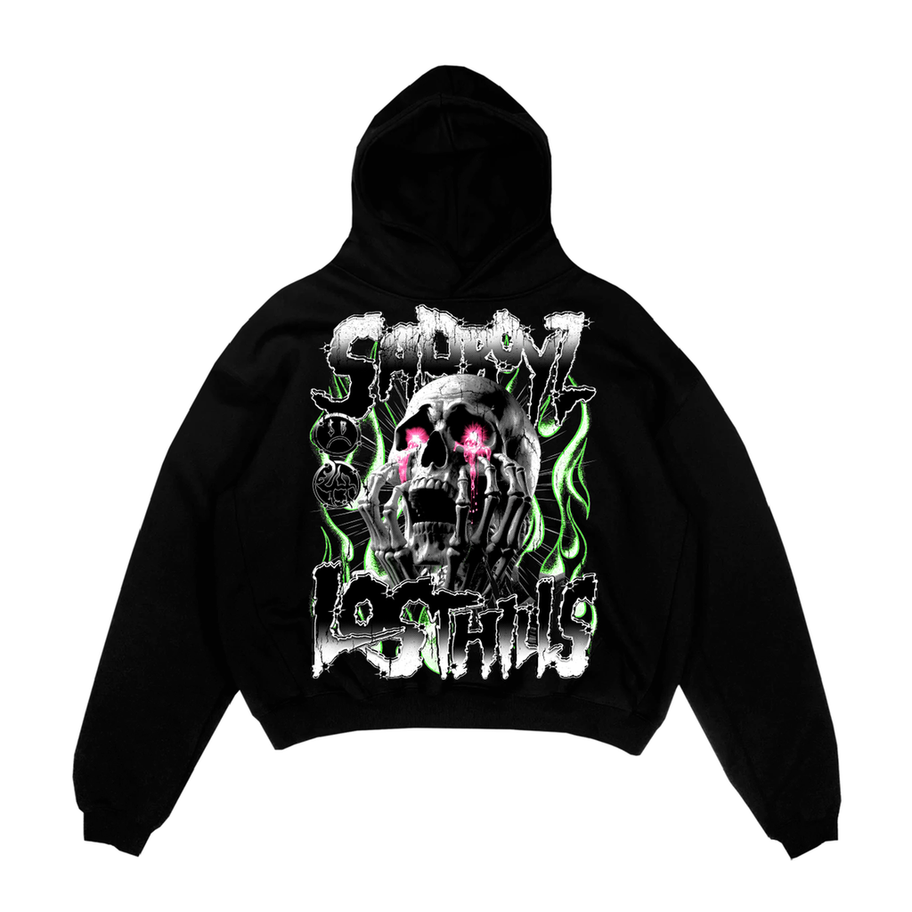 Lost Hills Hoodie - Sad Boyz - Black - LHSBHOODY004