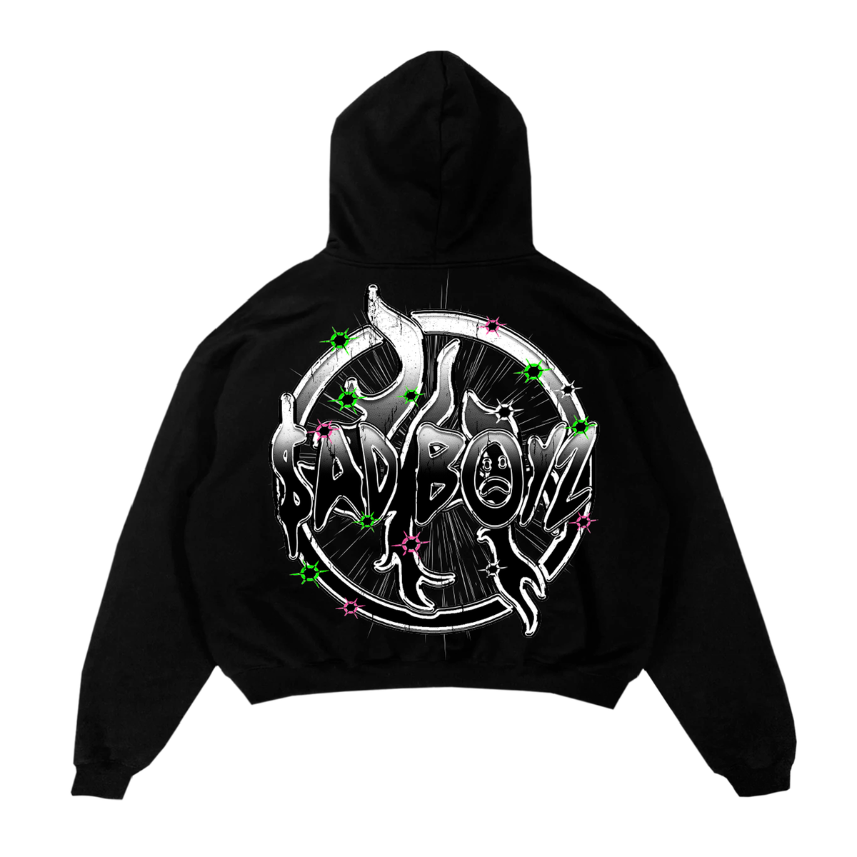 Lost Hills Hoodie - Sad Boyz - Black - LHSBHOODY004