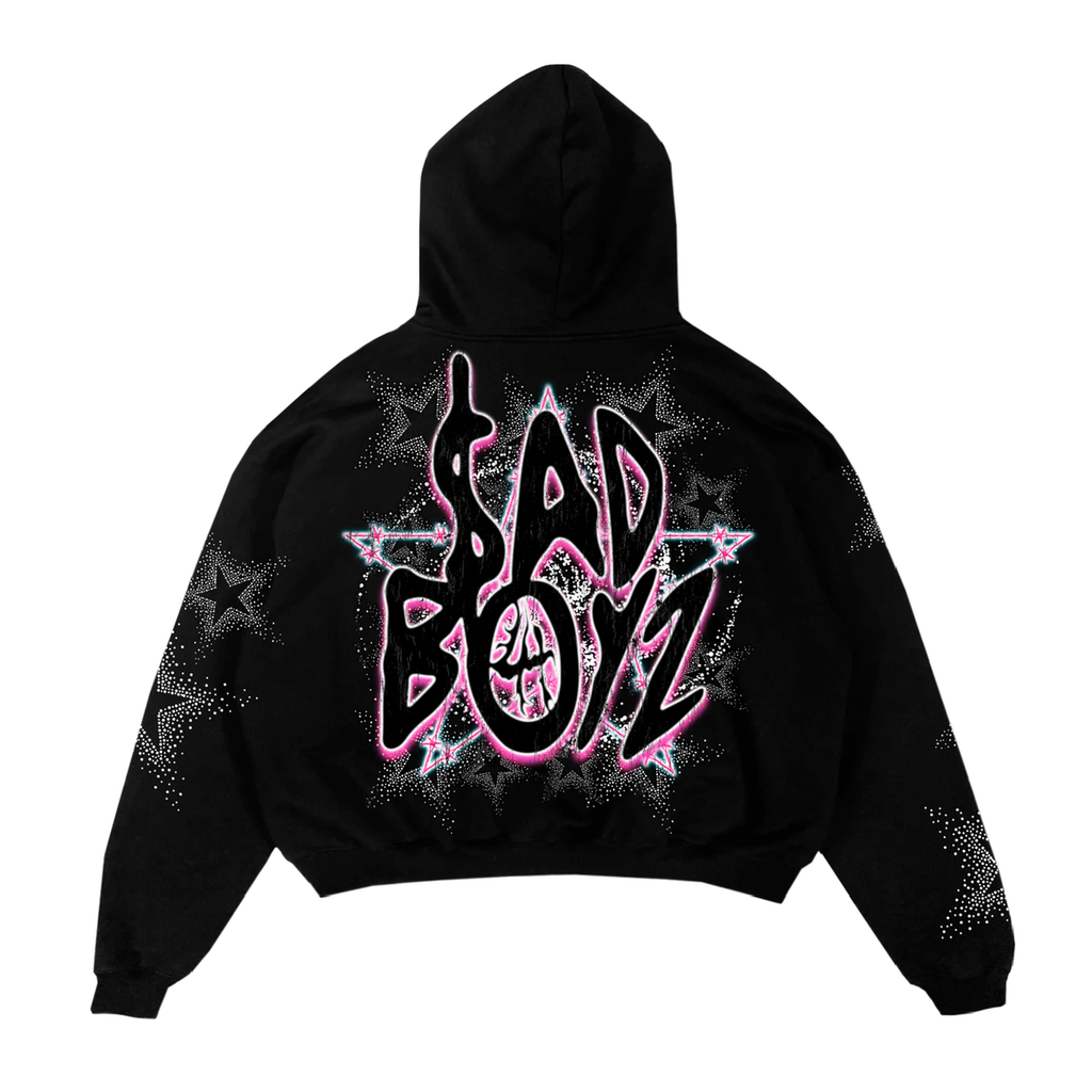 Lost Hills Hoodie - Sad Boyz - Black - LHSBHOODY008