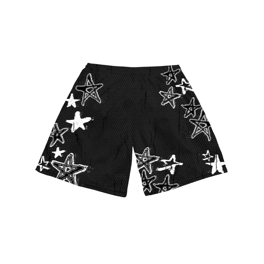 Lost Hills Shorts - Sad Boyz - Black - LHSHORTS007