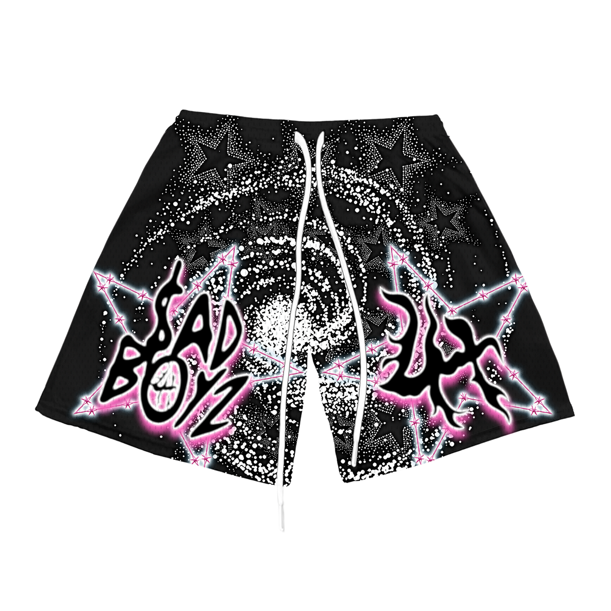 Lost Hills Shorts - Sad Boyz - Black - LHSBSHORTS008
