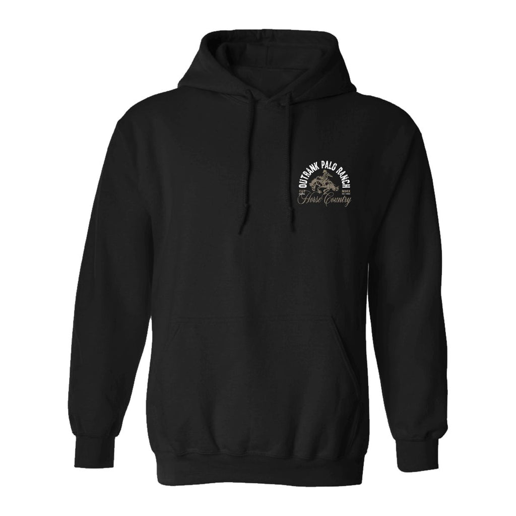 Outrank Hoodie - Horse Country - Black - OR3054H