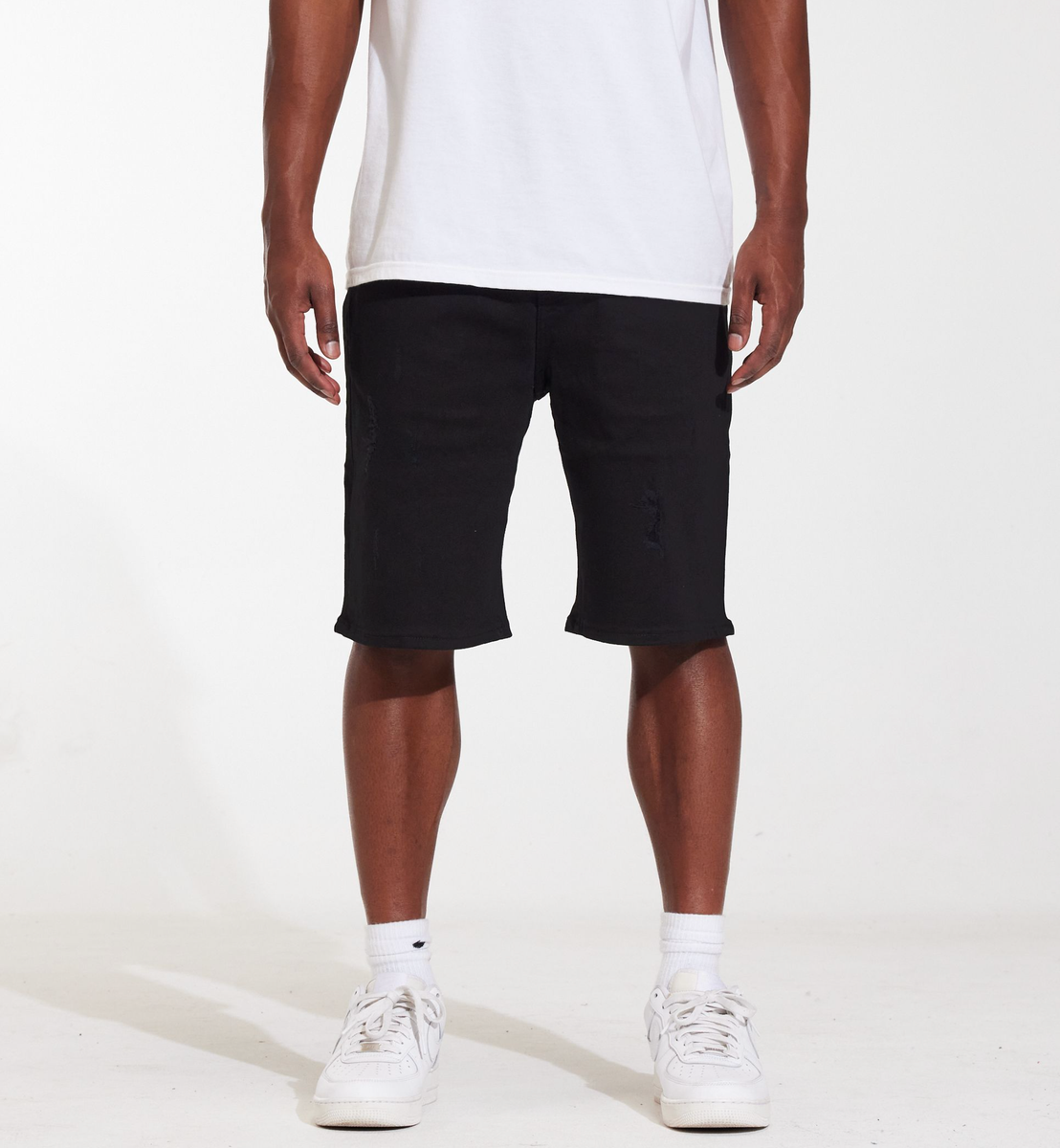 Crysp Denim Shorts - Atlantic - Black - (CRYSPSUM24-035)