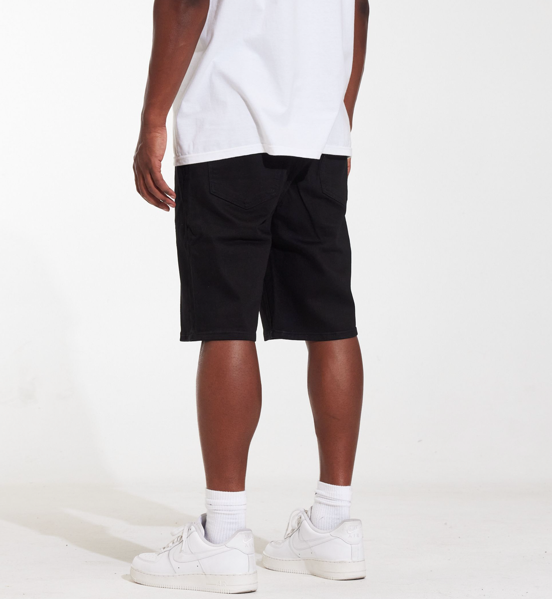 Crysp Denim Shorts - Atlantic - Black - (CRYSPSUM24-035)