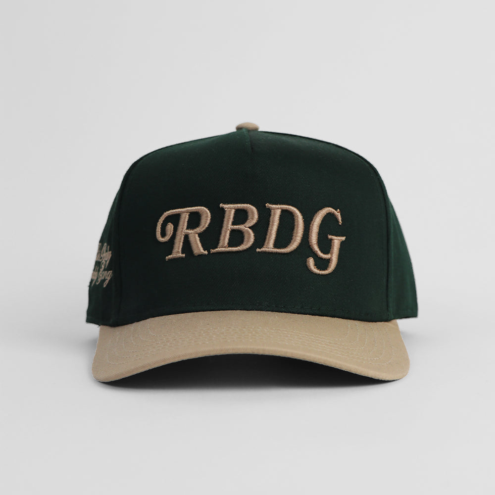 Outrank Hat - RBDG - Dark Green And Khaki - QSH261