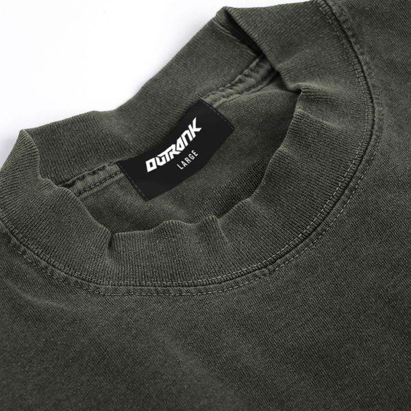 Outrank T-Shirt - Rich Baby Daddy Gang Premium Oversized Crest - Shadow