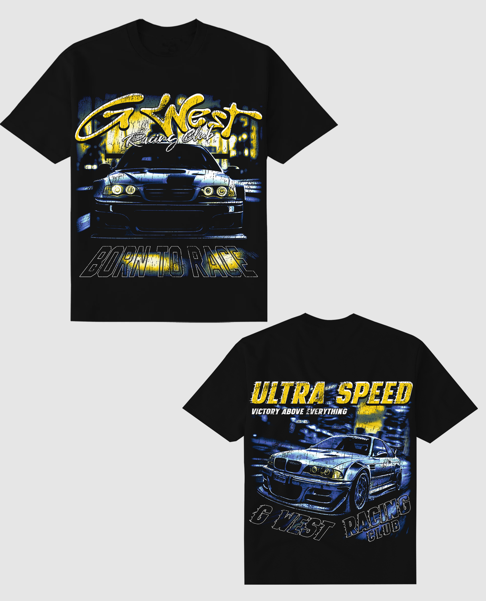 G West T-Shirt - Ultra Speed - Black - GWDSPPT9114