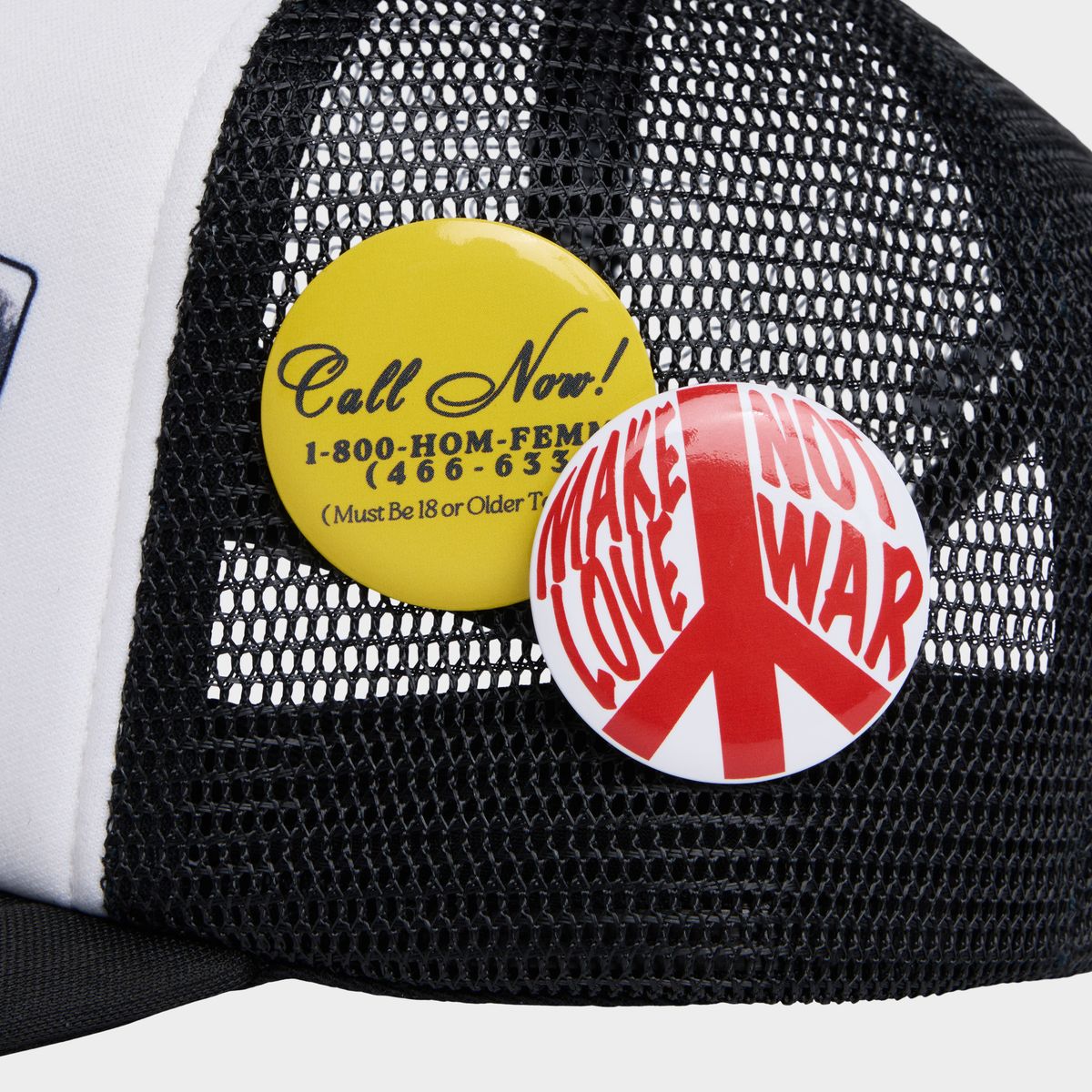 Homme+Femme Hat - Call Now Trucker - Black - HFSS202477