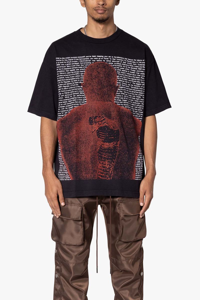 MNML T-Shirt - Cobra Tee - Washed Black