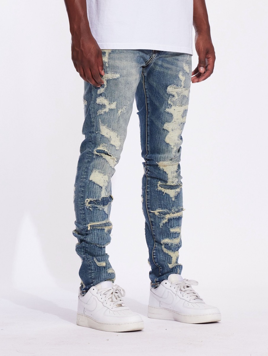 Crysp Denim Jeans - Patrick Skinny Denim - Light blue - CRYF24-121