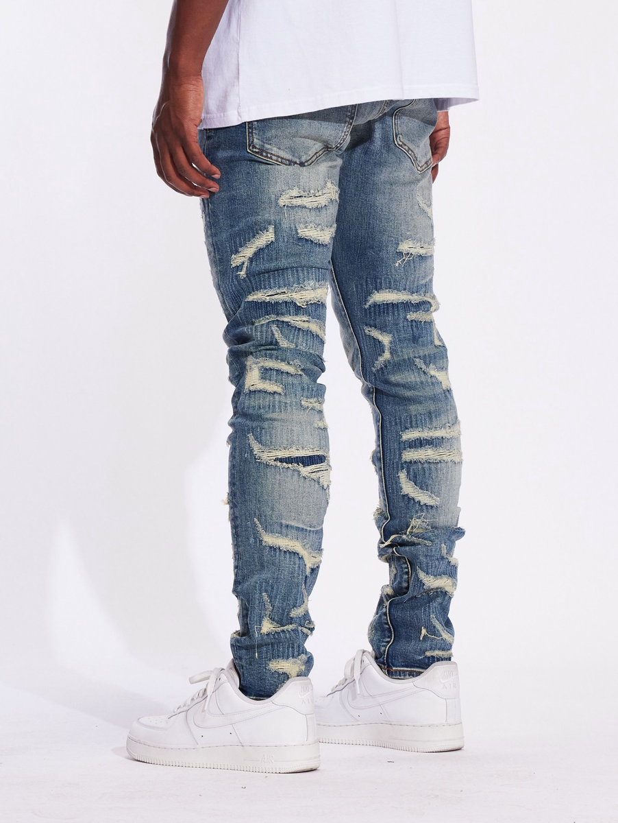 Crysp Denim Jeans - Patrick Skinny Denim - Light blue - CRYF24-121