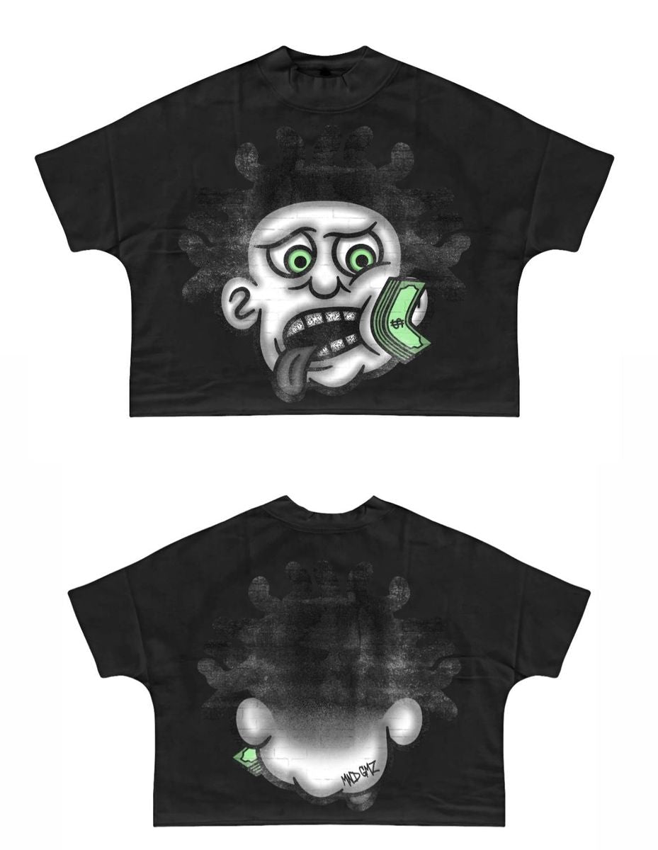 Mind Games T-Shirt - Money - Black And Green