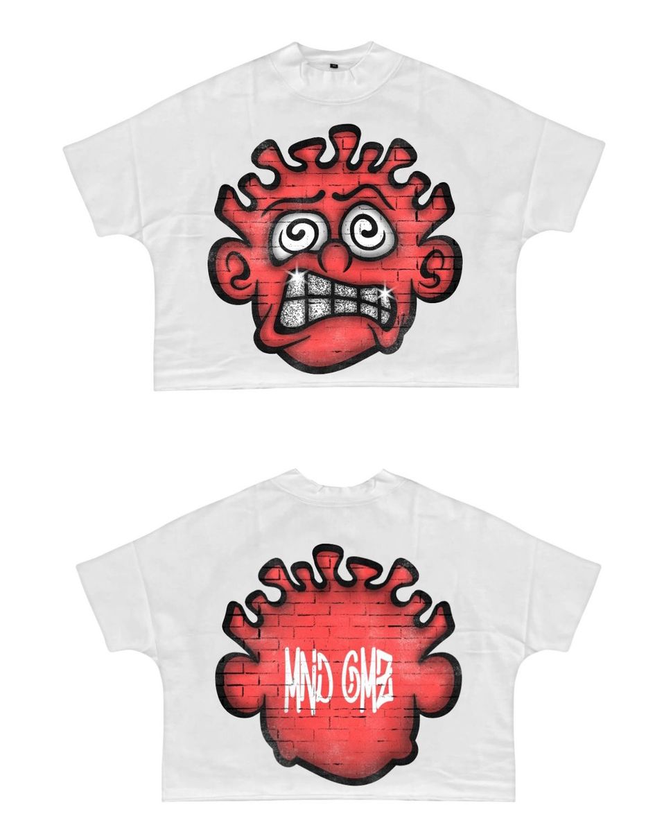 Mind Games T-Shirt - Hustler - White And Red