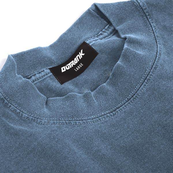 Outrank T-Shirt - Rich Baby Daddy Gang Premium Oversized 3.0- Washed Denim