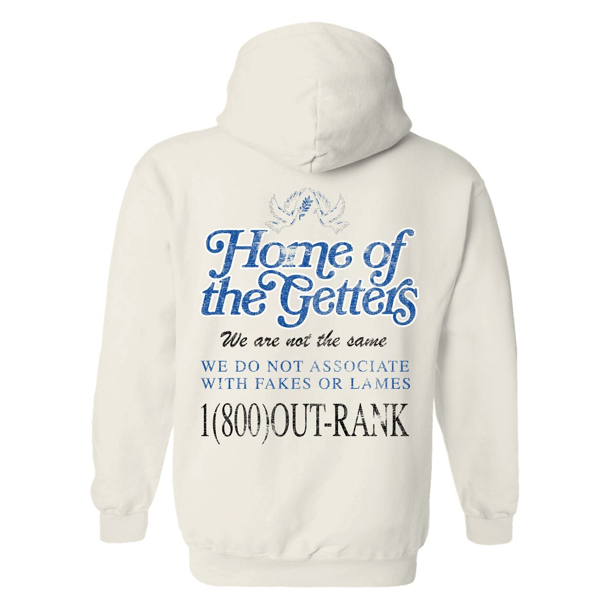 Outrank Hoodie - Getters - Bone - OR3126H