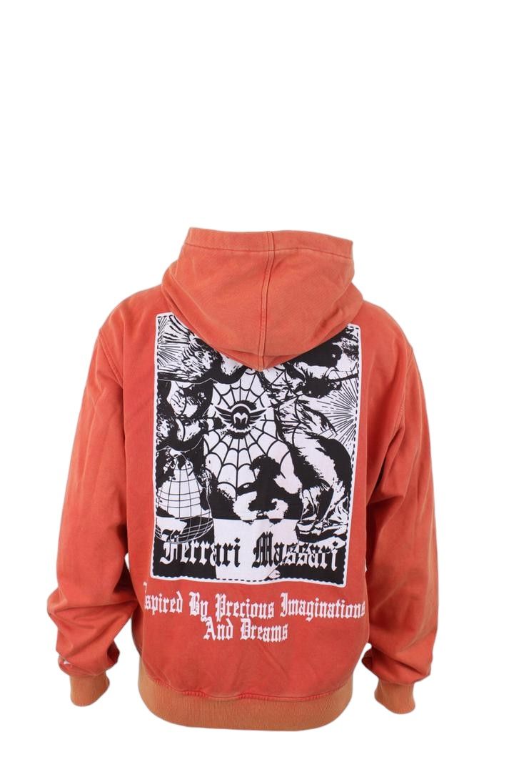 Ferrari Massari Hoodie - Precious Imagination Zipper - Red