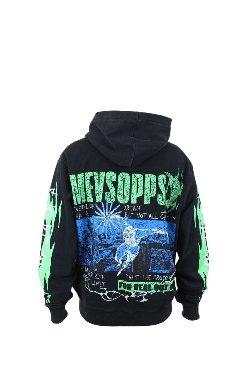 Ferrari Massari Hoodie - Trust The Process Zipper - Black