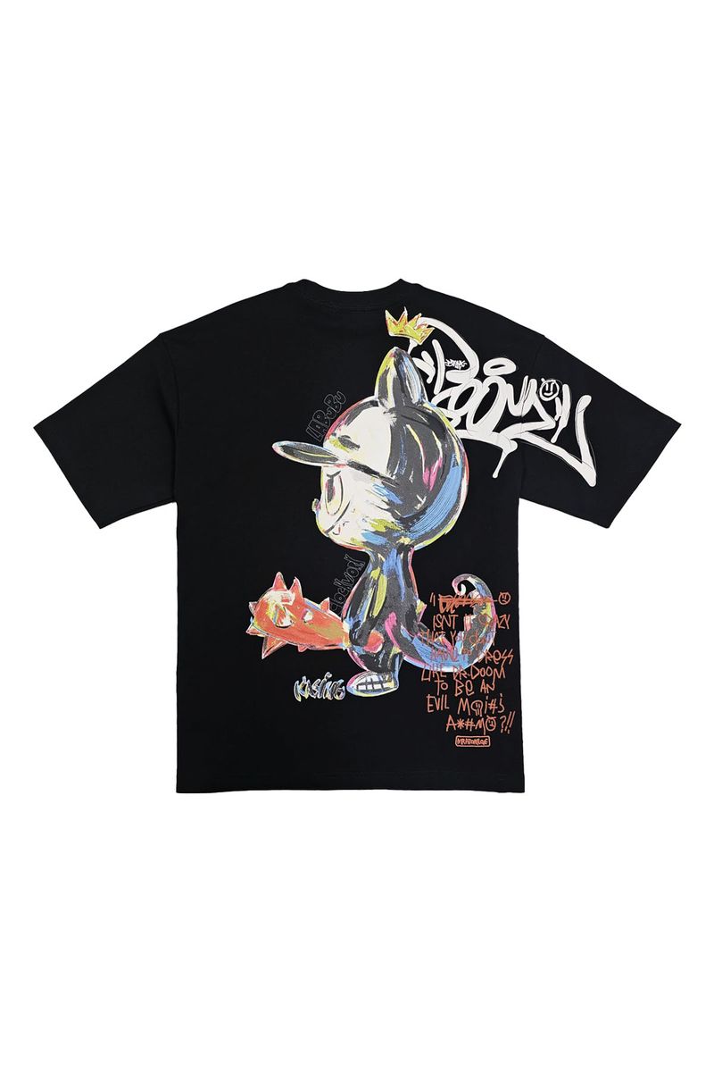 Black Label T-Shirt - BUBU - Black - 888-6-B