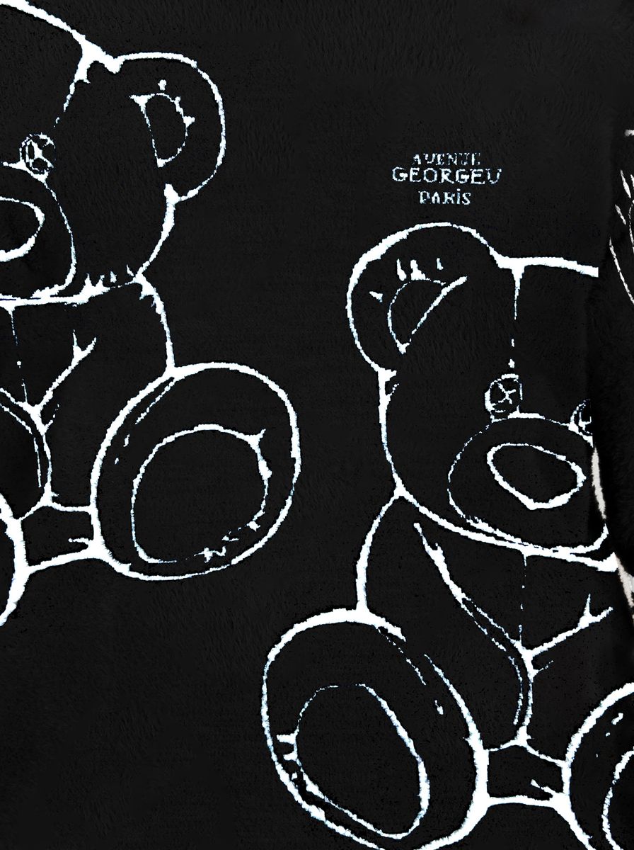 George V Sweater - Bear - Black - GVT-120