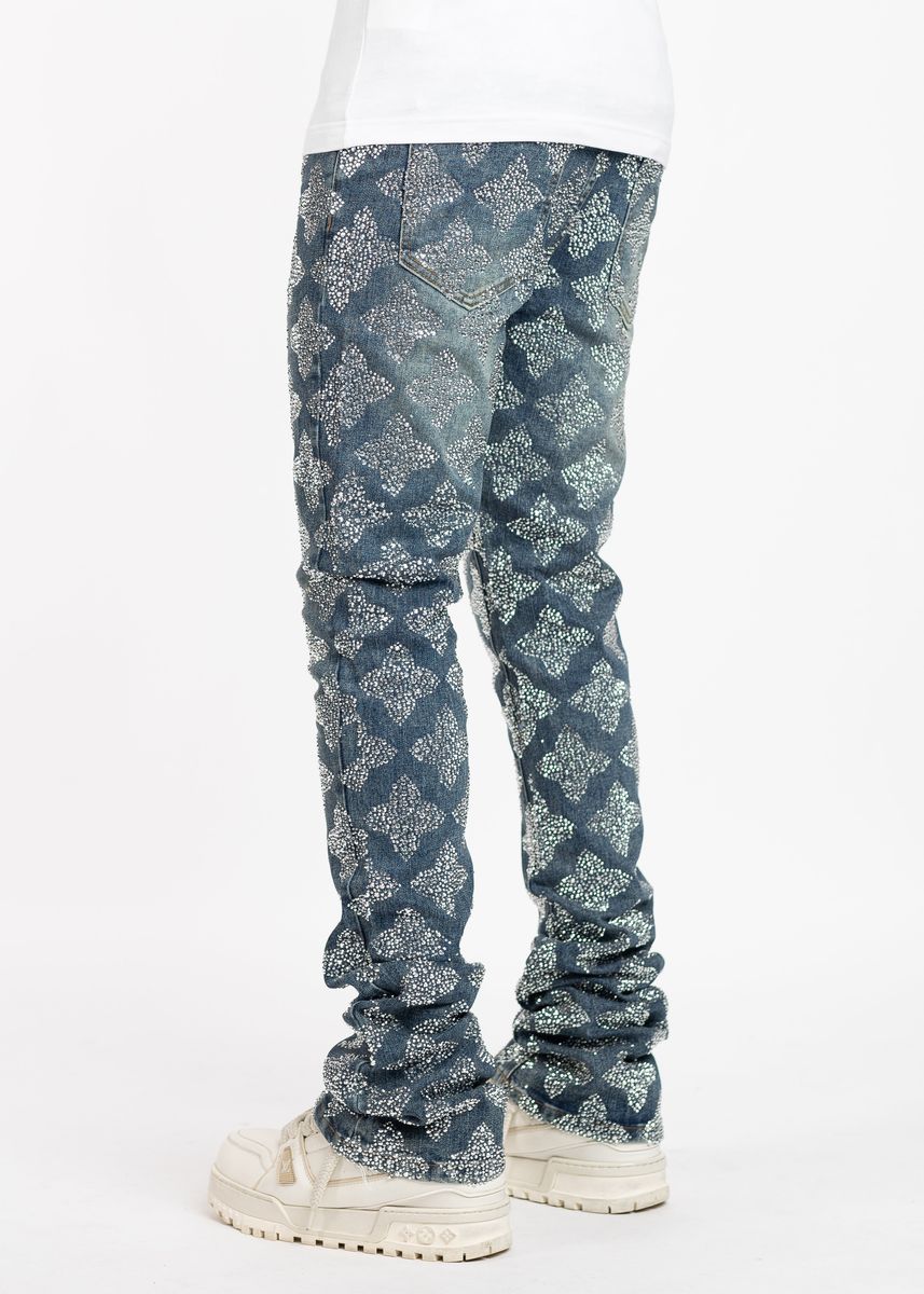 Guapi Jeans - Embellished Denim -  Vintage Blue