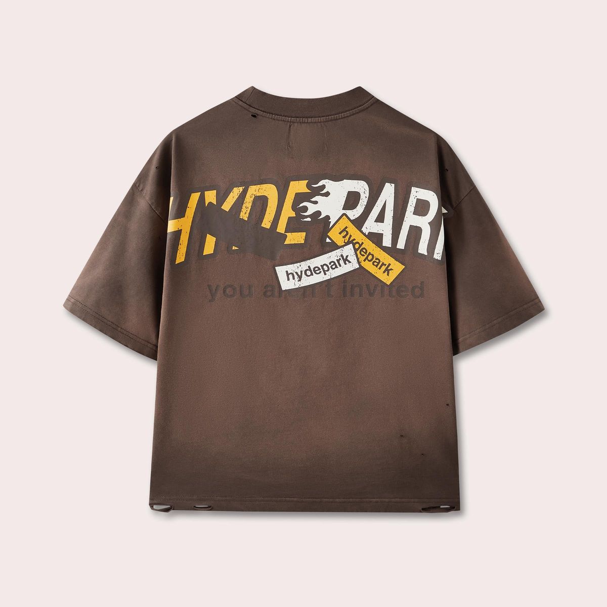 Hyde Park T-Shirt -  Rally Way Tee - Brown
