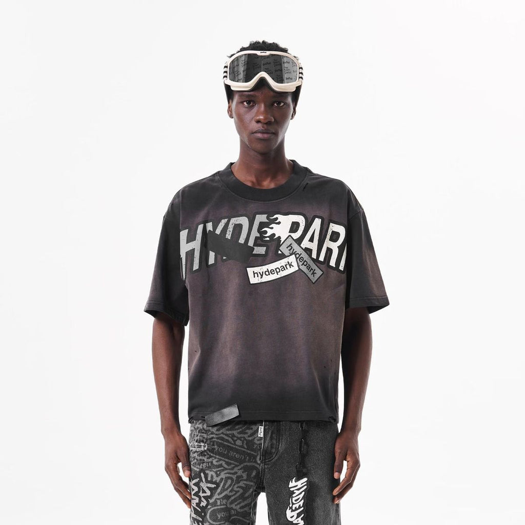 Hyde Park T-Shirt -  Rally Way Tee - Black