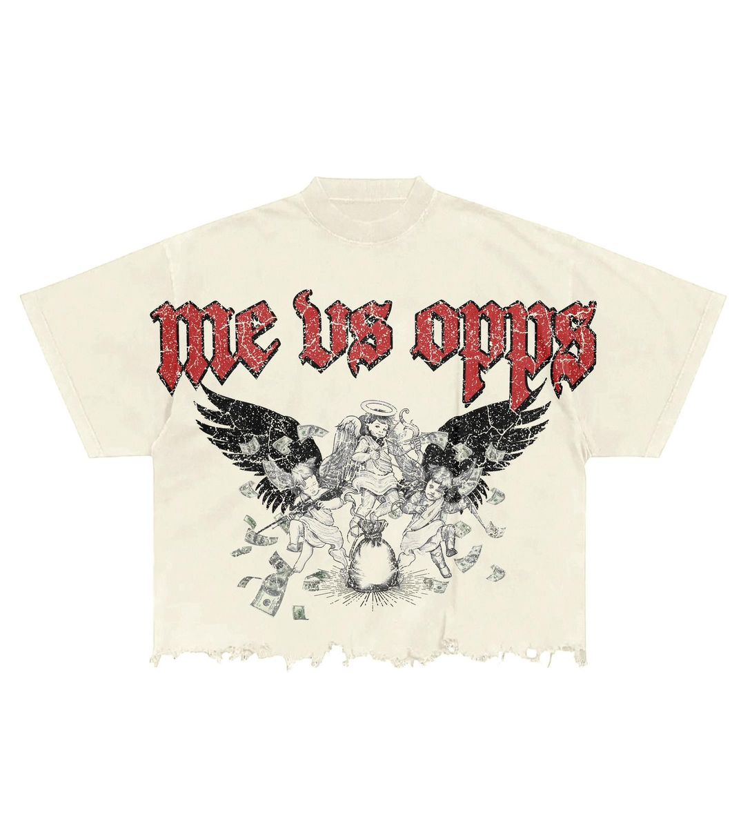 ME VS OPPS - T-Shirt - Money Power Opps - Beige